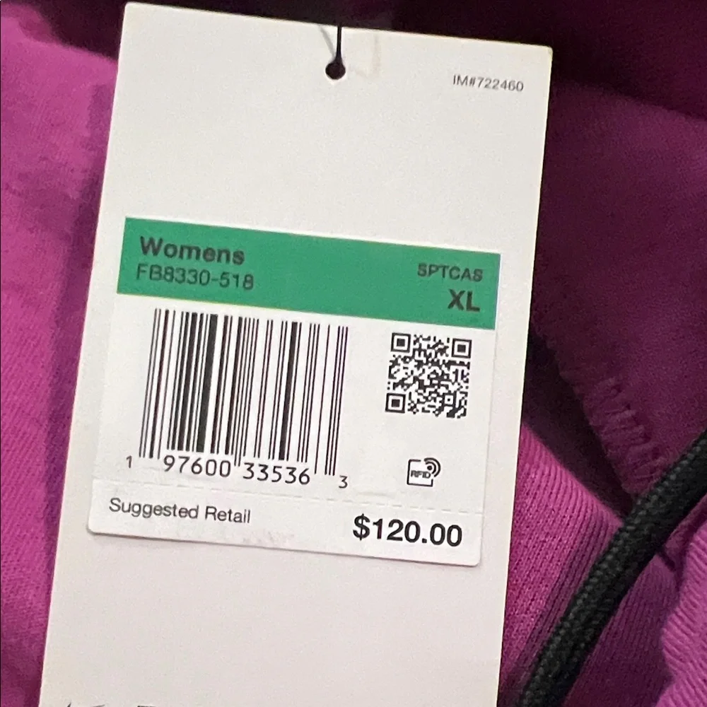Nike Women's Purple Tech Fleece Jogger Pants XL - Picture 8 of 9